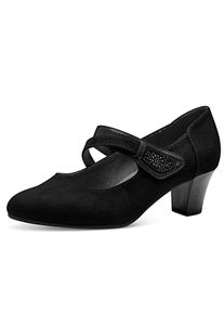 Jana Dames pumps in zwart ,maat 37, Witt, 80% Imitatieleer, 20% Textiel