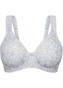 Minimizer-BH med vadderade axelband - gr&aring; - storlek 85C - bonprix
