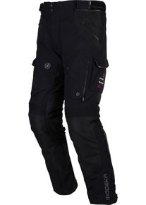 Modeka Panamericana II, pantalon en textile imperméable , couleur: Noir , taille: Court XL