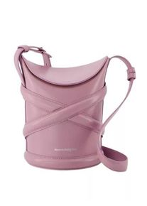 Alexander McQueen Borse a spalla - The Curve Hobo Bag - Antic Pink - Leather rosa