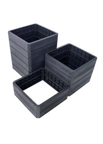 Graf Carré potager surélevé Ergo Quadro gris, 80x80x25 cm
