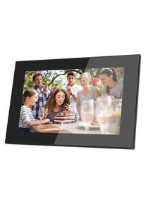 Lippa Frameo Digital Picture Frame 10" in glass - Black