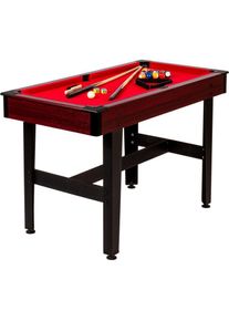 GamesPlanet® Biliárdasztal COMPACT 4ft piros