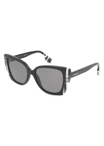 Burberry BE4393 | okulary przeciwsłoneczne | Kształt okularów: kocie oko, cr39, czarny