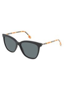 Burberry BE4308 | okulary przeciwsłoneczne | Kształt okularów: kanciasty, tworzywo sztuczne, czarny