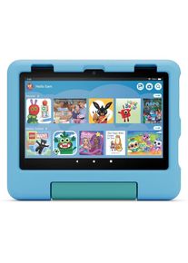 Amazon Fire HD 8" Kids (ages 3-7) Tablet (2024) - 32 GB, Blue, Blue