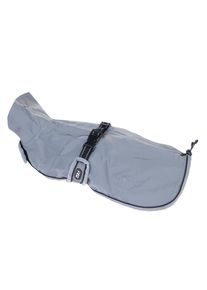 Manteau TIAKI Reflective Steel pour chien - longueur du dos : environ 40 cm