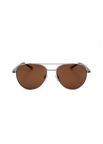 Ted Baker Herenzonnebril bruin/zilverkleurig - 56% | Maat: 56 |