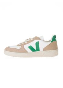Veja Leren sneakers "V 10" wit/beige/groen - 29% | Maat: 45 |