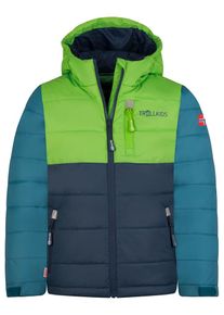 Trollkids Ski-/snowboardjas "Hemsedal" donkerblauw/groen - 52% |
