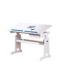 Bureau Enfant Pupitre 'School' 109cm Blanc