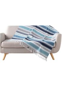 Fouta a franges 140 x 200 cm Ocean dream