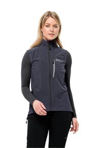 Jack Wolfskin Damska kamizelka softshell z systemem ratunkowym RECCO Alpspitze Vest Women M graphite