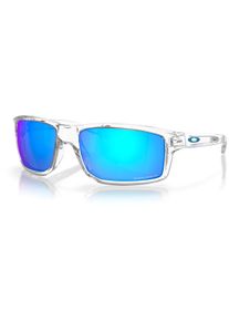 Oakley Gibston Sapphire, lunettes de soleil , couleur: Transparent Bleu/Violet Réfléchissant