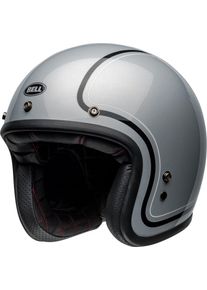 Bell Custom 500 Chief, open face helmet , color: Silver/Black , size: XL