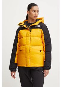 The North Face geaca de puf HMLYN Down Parka femei, culoarea galben, de iarna, NF0A4R2W56P1