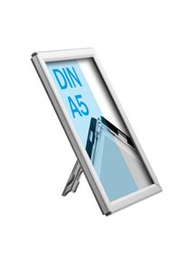 Cadre clic-clac A5 Opti Frame argent, aluminium|Plastique ABS