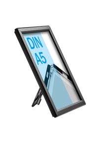 Cadre clic-clac A5 Opti Frame noir, aluminium|Plastique ABS