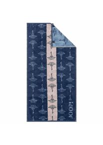 JOOP! Heren Badlaken beige / blauw 80x150 cm