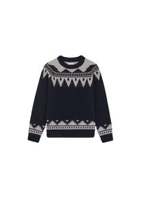 Scalpers Sweter dla chłopców granatowy / szary Rozmiar 104