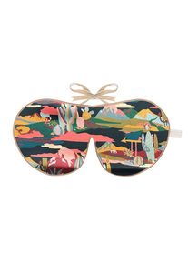 Holistic Silk Printed Silk Lavender Eye Mask Nirvana Belgravia