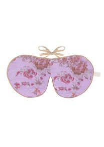 Holistic Silk Velvet Lined Eye Mask Lilac Bloom