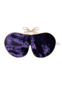Holistic Silk Velvet Lined Eye Mask Amethyst Silk Velvet
