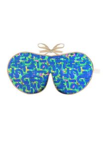 Holistic Silk Printed Silk Lavender Eye Mask Abstract Liberty