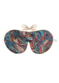 Holistic Silk Printed Silk Lavender Eye Mask Saxby Liberty Print