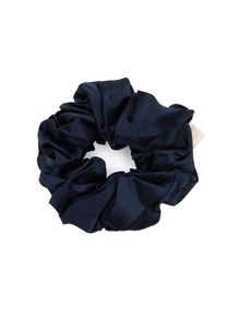 Holistic Silk Pure Mulberry Silk Scrunchie Navy
