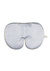 Holistic Silk Deluxe Silk Eye Mask One Strap Silver