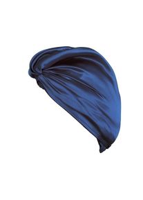 Holistic Silk Pure Mulberry Silk Hair Turban Navy