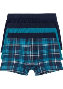 Boxer aderenti con cotone (pacco da 3), Petrolio, Taglia 5 (M), bonprix