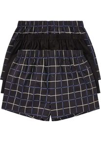 Boxer larghi in jersey di cotone (pacco da 3), Nero, Taglia 10 (4XL), bonprix