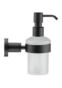 Duravit D-Code Seifenspender 0099164600 Schwarz Matt, Wandhängend, Ø57 mm