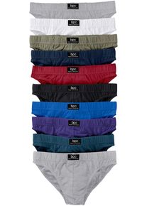 bonprix Slipy (10 par), szary, 8 (XXL)