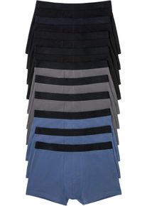 Bokserki, dopasowany fason (10 par), czarny, 5 (M), bonprix