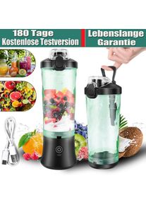 Day Plus - Centrifugeuse Mixeur sur socle Smoothie Maker Mixer 600ml Blender 1500W Shaker à lait 2-en-1