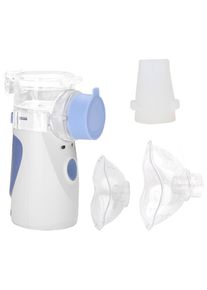 HENGDA Nébuliseur Inhalateur. Nébulisateur Portable Silencieux. Inhalateur avec Embouchure et Masque. Nébulisateur pour Enfants et Adultes.Alimentation avec