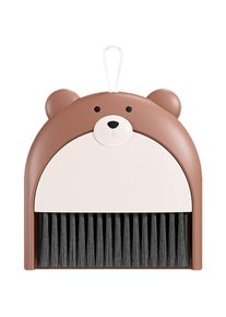 Sollbry - Mini balai et pelle à poussière, petit ensemble balai et pelle à poussière Mini pelle à poussière portative avec brosse de