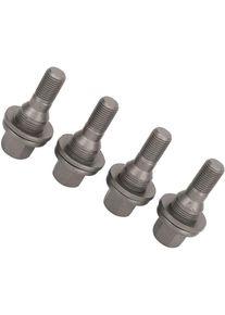 Ugreat - Lot de 4 boulons de roue hexagonaux de 17 mm 003549817, écrous de pneu, goujons de remplacement pour Peugeot 206 207 208 308 407 1007