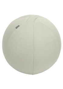 Leitz Ergo Active Sitzball mit Anti-Wegroll-Design, 55cm Grau Ball chair - Stoffbezug - Bis zu 120 kg