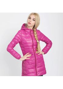 Plus Size Down Jacket 2024 New Arrivals Women Hooded Ultra Light Down Jacket Korean Slim Fit Female Puffer Down Coats