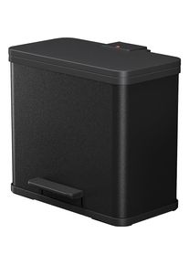 Hailo Pedaalemmer Öko, duo Plus L, inhoud 9 + 17 l, zwart