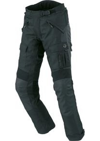 Büse Büse Bormio, pantalon en textile imperméable , couleur: Noir/Gris , taille: 48