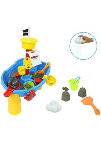 Jamara Wasserspieltisch »Pirat Jack«, für Kinder ab 2 Jahren, 21-teilig, BxLxH: 13x30x58 cm