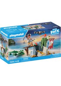 Playmobil® Konstruktions-Spielset »Pirat mit Alligator (71473), Pirates«, (59 St.), teilweise aus recyceltem Material; Made in Europe