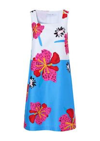 TATUUM Dames Jurk 'ROKNA' blauw / pink / rood / zwart / wit 34