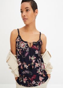Top met print - blauw - maat 32/34 (XS) - bonprix