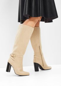 Laarzen - beige - maat 37 - vegan - bonprix
